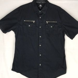 Rock & Republic button up short sleeve shirt EUC